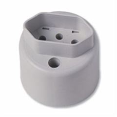 Tomada Sobrepor 2P+T 10A Redonda - Ref.17500 - ILUMI 