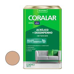 Tinta Acrílica Fosca 18L Coralar mais Desempenho Camurça CORAL / REF. 5202331