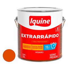 Verniz Alto Brilho 3,6L Extrarrápido Mogno IQUINE / REF. 19109101R
