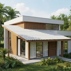 Telha CRFS 0,50x2,44 Fibrotex 4mm - Ref.210042445 - BRASILIT