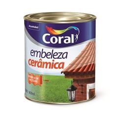 Tinta Esmalte Brilhante Embeleza Cerâmica 900ml CORAL / REF. 5202662
