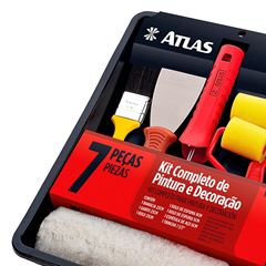 Kit Para Pintura E Decoração Completo 7 Peças ATLAS / REF. 1016