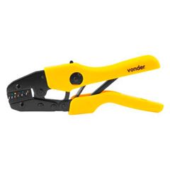 Alicate Prensa Terminais Tubular para Fios e Cabos AP054 Amarelo VONDER / REF. 3686004100