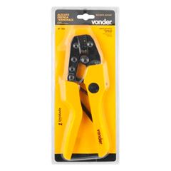 Alicate Prensa Terminais Tubular para Fios e Cabos AP054 Amarelo VONDER / REF. 3686004100