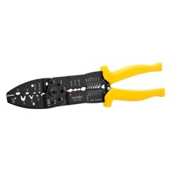 Alicate Prensa Terminais Pré-isolado para Corte e Desencapar AP055 Amarelo VONDER / REF. 3686200400