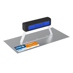 Desempenadeira em Inox 12x25cm Lisa com Cabo Fechado TIGRE / REF. 62140025