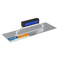 Desempenadeira Inox 12x35cm Lisa com Cabo Plástico Fechado TIGRE / REF. 62140035