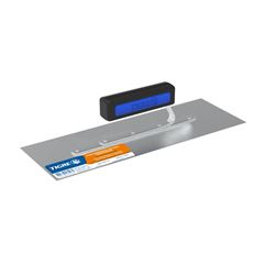 Desempenadeira Inox 12x35cm Lisa com Cabo Plástico Aberto TIGRE / REF. 62150035