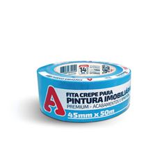 Fita Crepe 45mmx50m para Pintura Imobiliária Azul Neon ADERE / REF. 00409130556