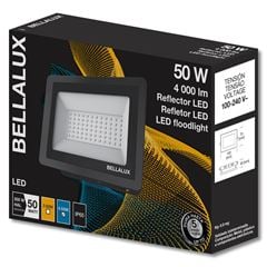 Refletor em Alumínio LED 50W Bivolt 865 6500K Preto BELLALUX / Ref. 7022284