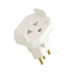 Plug Adaptador 2P+T 10A Cinza FAME / REF. 2161