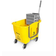 Balde Espremedor 30 litros Doblô Flex Amarelo BRALIMPIA / REF. B30FAM