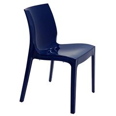 Cadeira em Polipropileno Alice Brilho Azul Yale TRAMONTINA / REF. 92037170