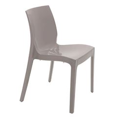 Cadeira em Polipropileno Alice Brilho Camurça TRAMONTINA / REF. 92037210