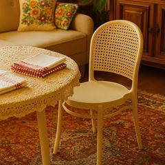 Cadeira em Polipropileno Telinha Bege Natural FORTE PLÁSTICO / REF. 7894855232401