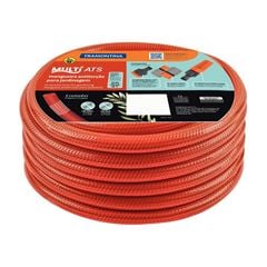 Mangueira Pvc 1/2 20m para Jardim Antitorção Multi ATS TRAMONTINA / REF. 79248203