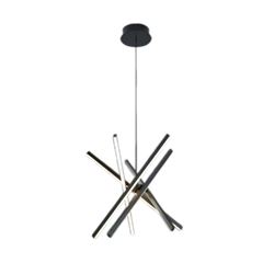 Pendente em Metal Led 43W Bivolt Crab 3 Cores Preto DILUX / REF. DI00869