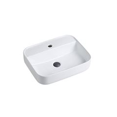 Cuba de Apoio 50x40cm Retangular Dunedin Branca DIMAR / REF. DMR01453