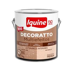 Tinta Base para Textura Acrílica 5kg Decoratto Multiefeitos Naturalle PM IQUINE / REF. 381300001