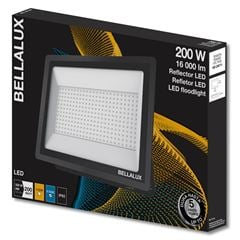 Refletor em Alumínio LED 200W Bivolt 865 6500K Preto BELLALUX / Ref. 7022290