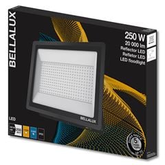 Refletor em Alumínio LED 250W Bivolt 865 6500K Preto BELLALUX / Ref. 7022292