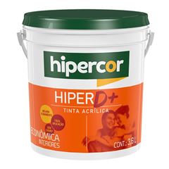 Tinta Acrílica Fosca 3,6L Hiper D+ Verde Amazonas HIPERCOR / REF. 624334266