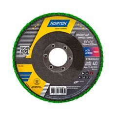 Disco de Lixa GR40 115mm Desbaste Flap R244 NORTON / REF. 66254443861