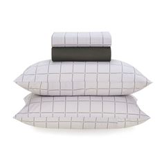 Jogo de Cama Queen Algodão 4 Peças Bento Branco KARSTEN / REF. 3445869