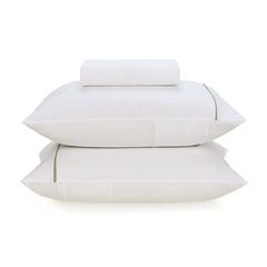 Jogo de Cama Casal Algodão 3 Peças Noah Branco KARSTEN / REF. 3152644