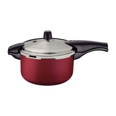Panela de Pressão em Alumínio 6 Litros Vancouver Effect Vermelho TRAMONTINA / REF. 20592/724