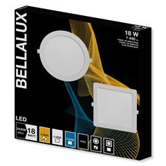 Painel em Abs Led 18w Bivolt Embutir Redondo 3000K BELLALUX / REF. 7022756