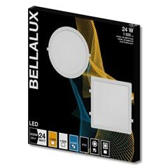 Painel em Abs Led 24w Bivolt Embutir Redondo 6500K BELLALUX / REF. 7020709