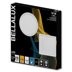 Painel em Abs Led 18w Bivolt Sobrepor Redondo 3000K BELLALUX / REF. 7020856