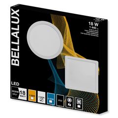 Painel em Abs Led 18w Bivolt Sobrepor Redondo 4000K BELLALUX / REF. 7022884