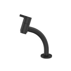 Torneira para Lavatório em Metal de Mesa com Bica Baixa 1/4V Artic Preto DIMAR / REF. DMR01514