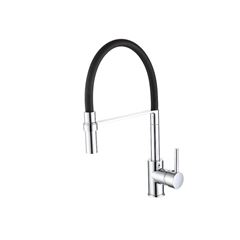 Torneira Monocomando para Cozinha em Metal de Mesa com Bica Móvel Gourmet Salt Cromado DIMAR / REF. DMR02146