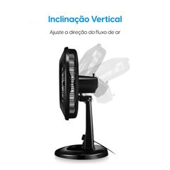 Ventilador 40cm de Mesa 220v com 7 Pás Breeze Air Preto ELGIN / REF. 42VEN4002000
