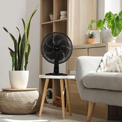 Ventilador 40cm de Mesa 220v com 7 Pás Breeze Air Preto ELGIN / REF. 42VEN4002000