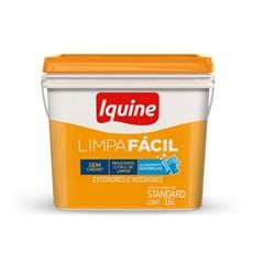 Tinta Acrílica Semibrilho Limpa Fácil 3,6L Retangular Branco Gelo IQUINE / REF. 25300321