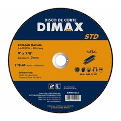 Disco de Corte 14 Polegadas Metal DIMAX / REF. DMX01262