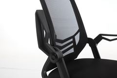 Cadeira para Escritório com Base Giratória Verona Preta DESIGN DECOR / REF. DDC02368