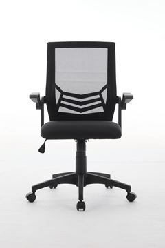Cadeira para Escritório com Base Giratória Verona Preta DESIGN DECOR / REF. DDC02368