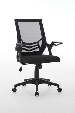 Cadeira para Escritório com Base Giratória Verona Preta DESIGN DECOR / REF. DDC02368