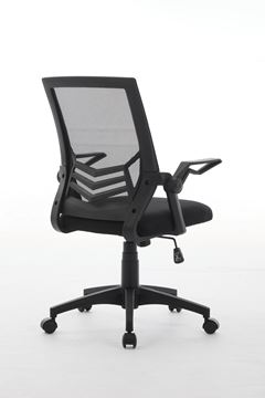 Cadeira para Escritório com Base Giratória Verona Preta DESIGN DECOR / REF. DDC02368