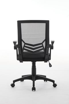 Cadeira para Escritório com Base Giratória Verona Preta DESIGN DECOR / REF. DDC02368