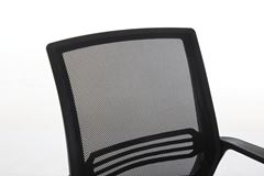 Cadeira para Escritório com Base Giratória Pesaro Preta DESIGN DECOR / REF. DDC02375