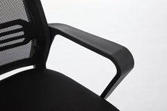 Cadeira para Escritório com Base Giratória Pesaro Preta DESIGN DECOR / REF. DDC02375