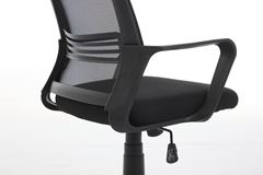 Cadeira para Escritório com Base Giratória Pesaro Preta DESIGN DECOR / REF. DDC02375