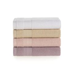 Toalha de Banho em Algodão 70x135cm Empire Lilás KARSTEN / REF. 3181092