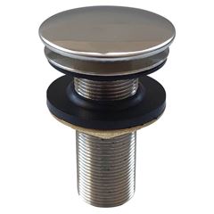 Válvula para Lavatório de Inox 7/8 polegadas Click Cromado QUALIZ / REF. QL-VC78GN